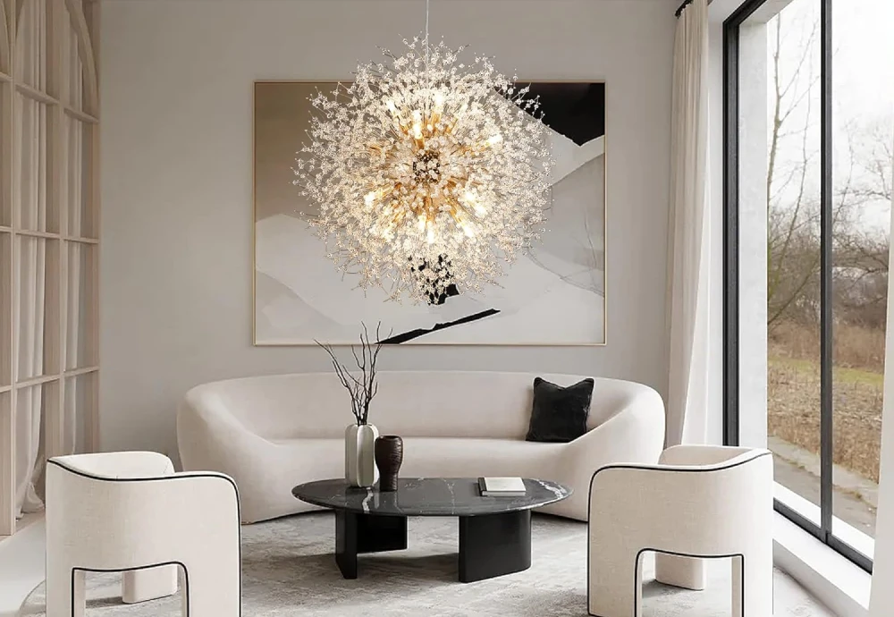 glass globe round chandelier